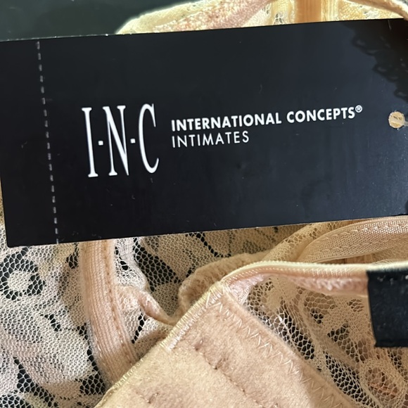 I-N-C Set of 2 bras size medium black/tan NWT - Picture 7 of 7